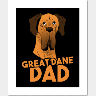 Great dane dad Posters and Art